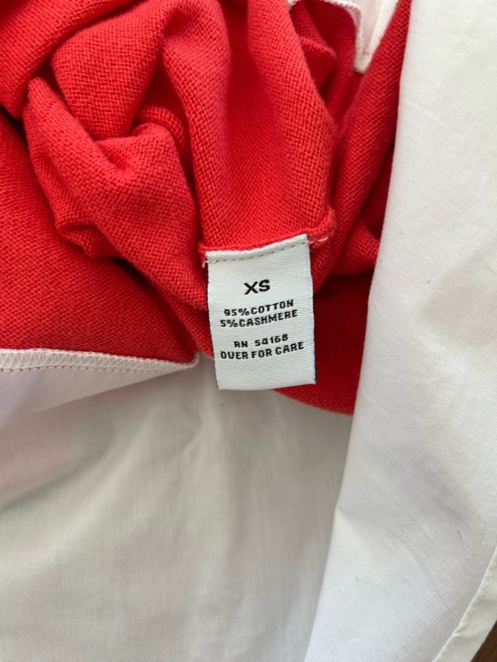 Elliot Lauren Women’s Red and White Sweater, Size XS - Picture 7 of 8